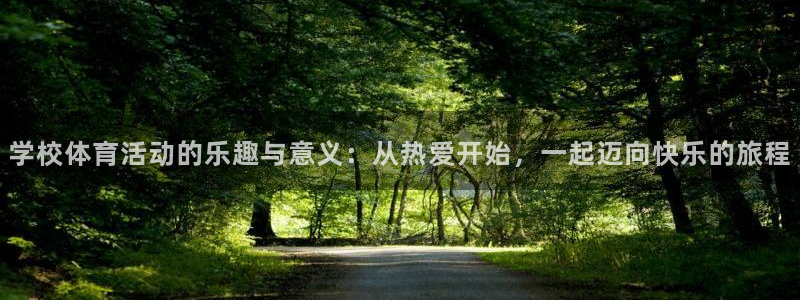 学校体育活动的乐趣与意义：从热爱开始，一起迈向快乐的旅程